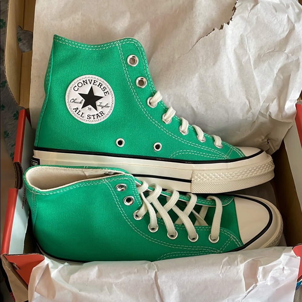 NWT Converse Chuck 70 Hi Apex Green Sneakers